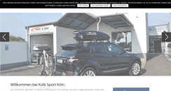 Desktop Screenshot of kolbsport.de